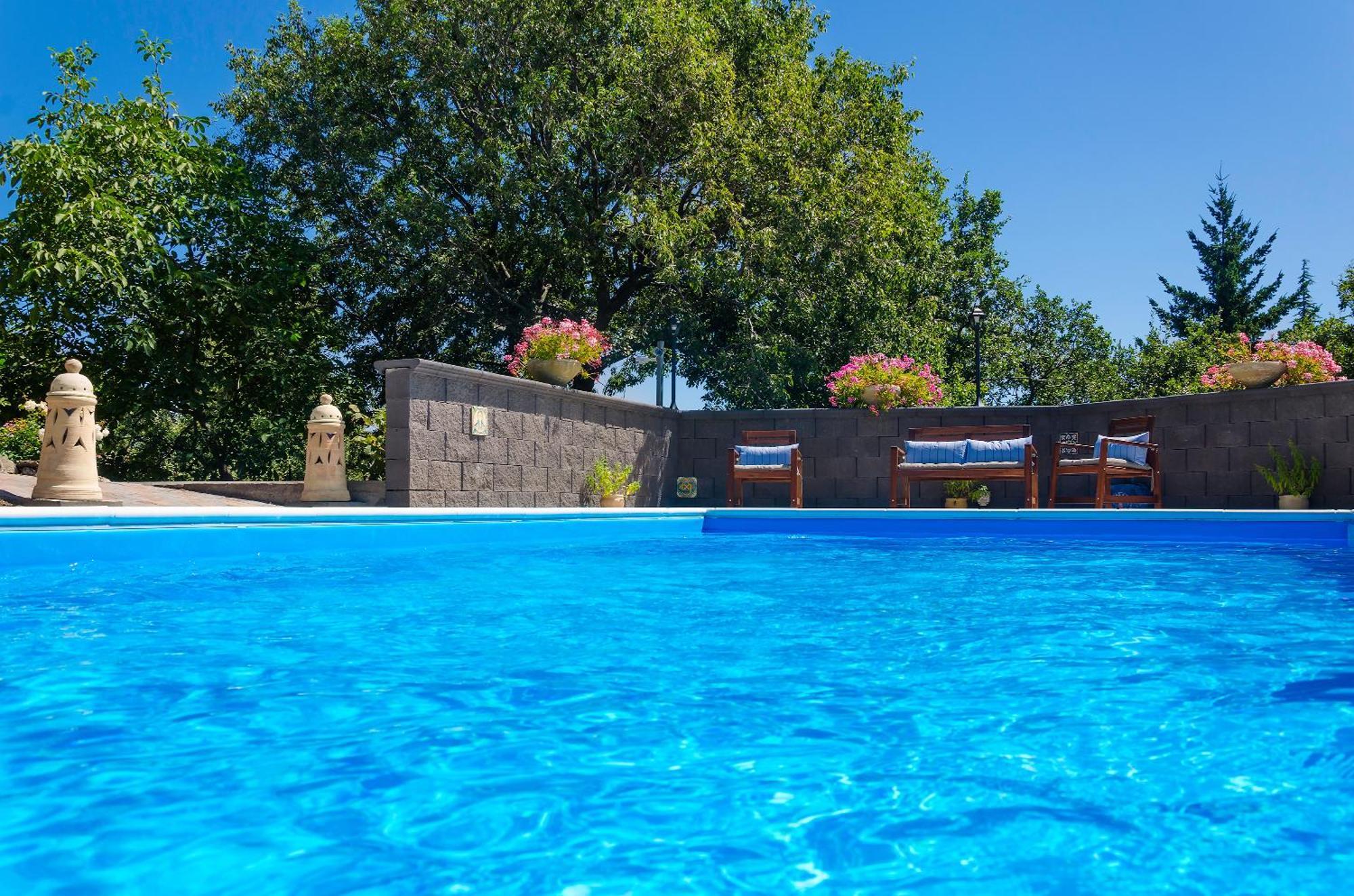 Villa Del Gelso Chalet Nel Parco Delletna 마스칼리 외부 사진
